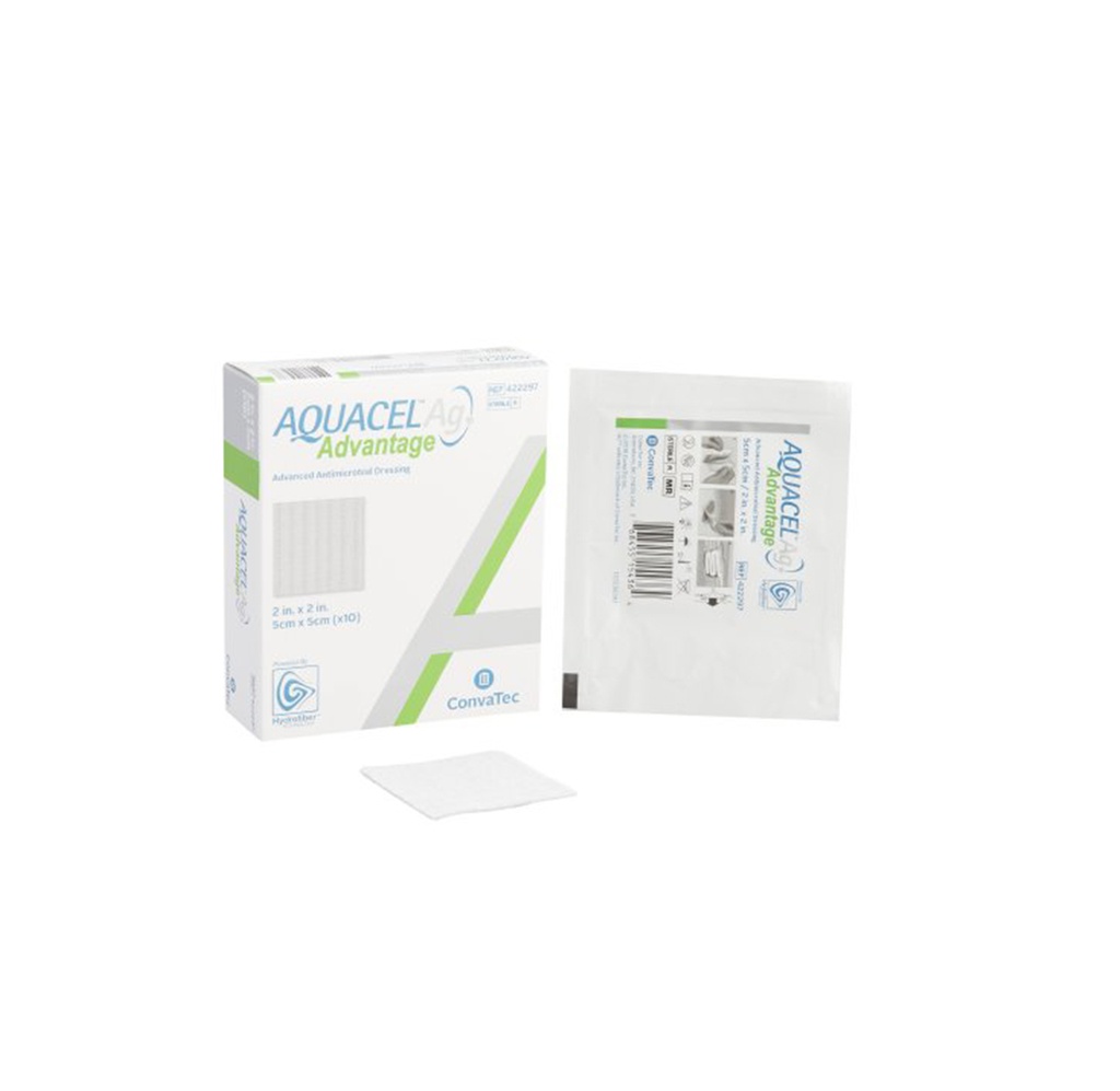 ConvaTec Aquacel Ag Advantage Dressing, 2"x2"