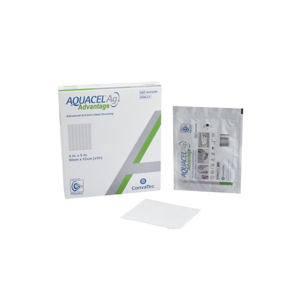 ConvaTec Aquacel Ag Advantage Dressing, 4"x5"