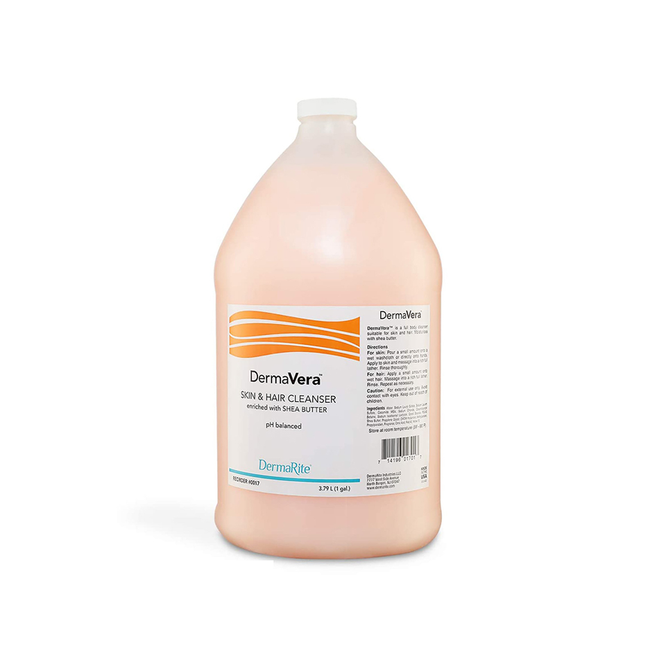 DermaRite DermaVera Shampoo and Body Wash, 1 Gal