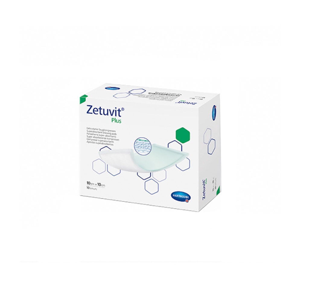 Hartmann Zetuvit Plus Super Absorbent Dressing, 4"x4"