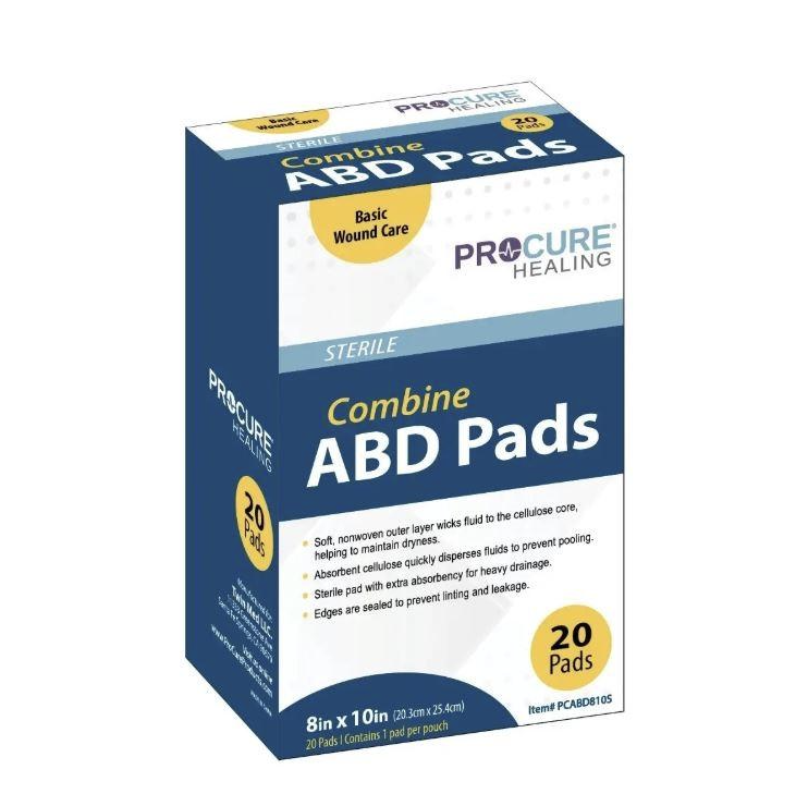 ProCure Sterile Abdominal Pad 8"x10"
