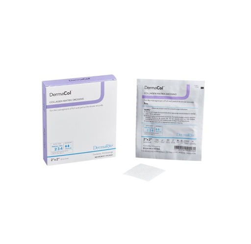 [00302E] Dermarite Dermacol Collagen Wound Dressing, 2"x2"