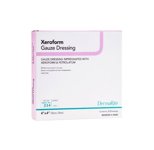 [24440] Dermarite Xeroform Impregnated Gauze Dressing 4”x4”