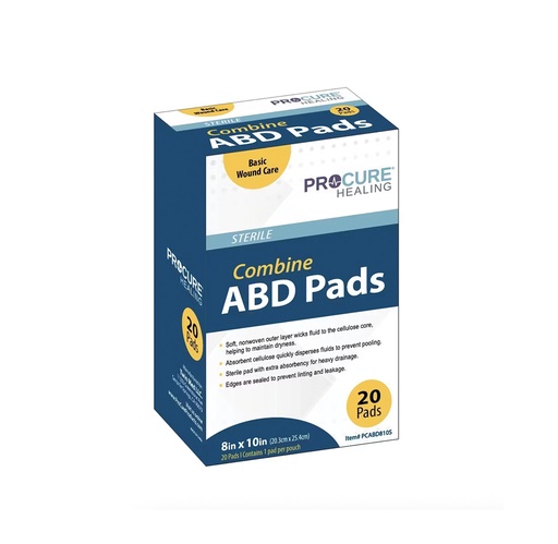 [PCABD810S] ProCure Sterile Abdominal Pad 8"x10"