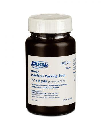 [271] Dukal Iodoform Packing Strips, 1/2"x5"