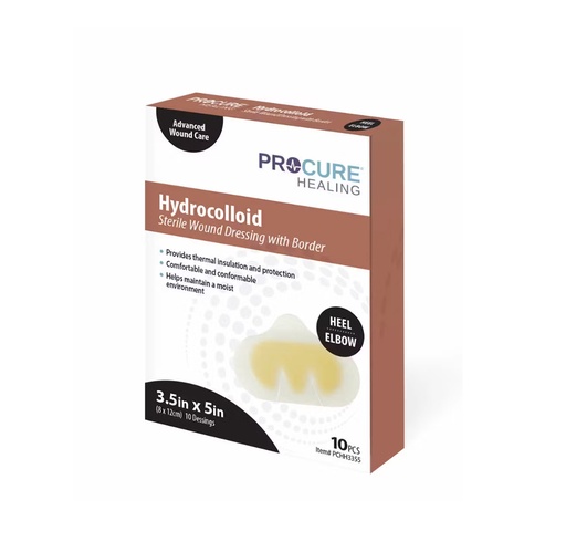 [PCHH3102] ProCure Hydrocolloid Bordered Dressing, 2”x2"