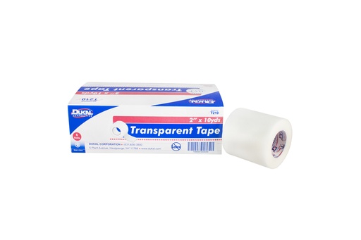 [T210] Dukal Transparent Surgical Tape, 2”