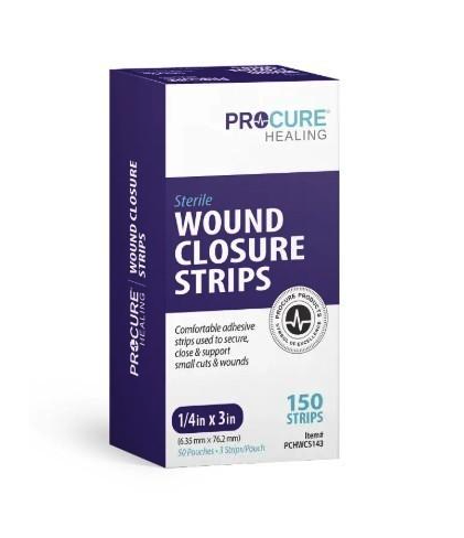 [PCHWCS143] ProCure Healing Skin Closure Strip, 0.25"x3"